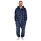 Snuggs Blanket Onesie Dark Blue Space